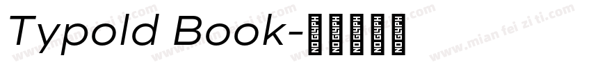 Typold Book字体转换
